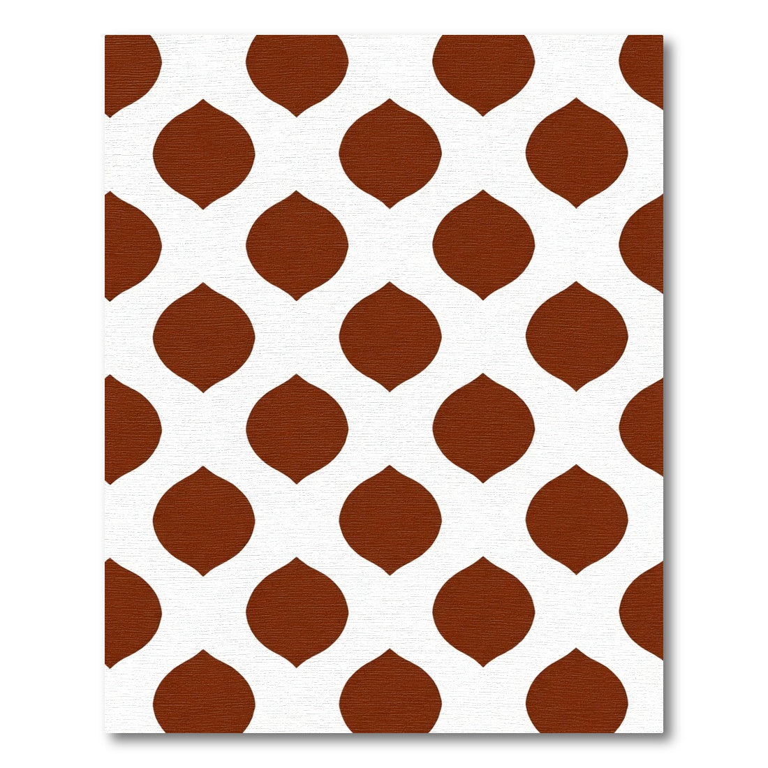 Terracotta Seed Petal Repeat Rug