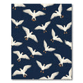 White Seagulls In Deep Blue Sky Rug