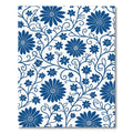 Blue Daisy Vine Meadow Rug