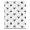 Monochromatic Circular Rosette Arrangement Rug