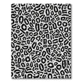 Classic Black White Animal Spot Rug