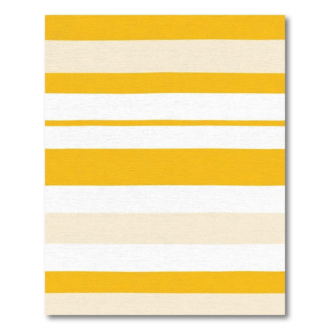 Golden Ochre White Stripe Rug