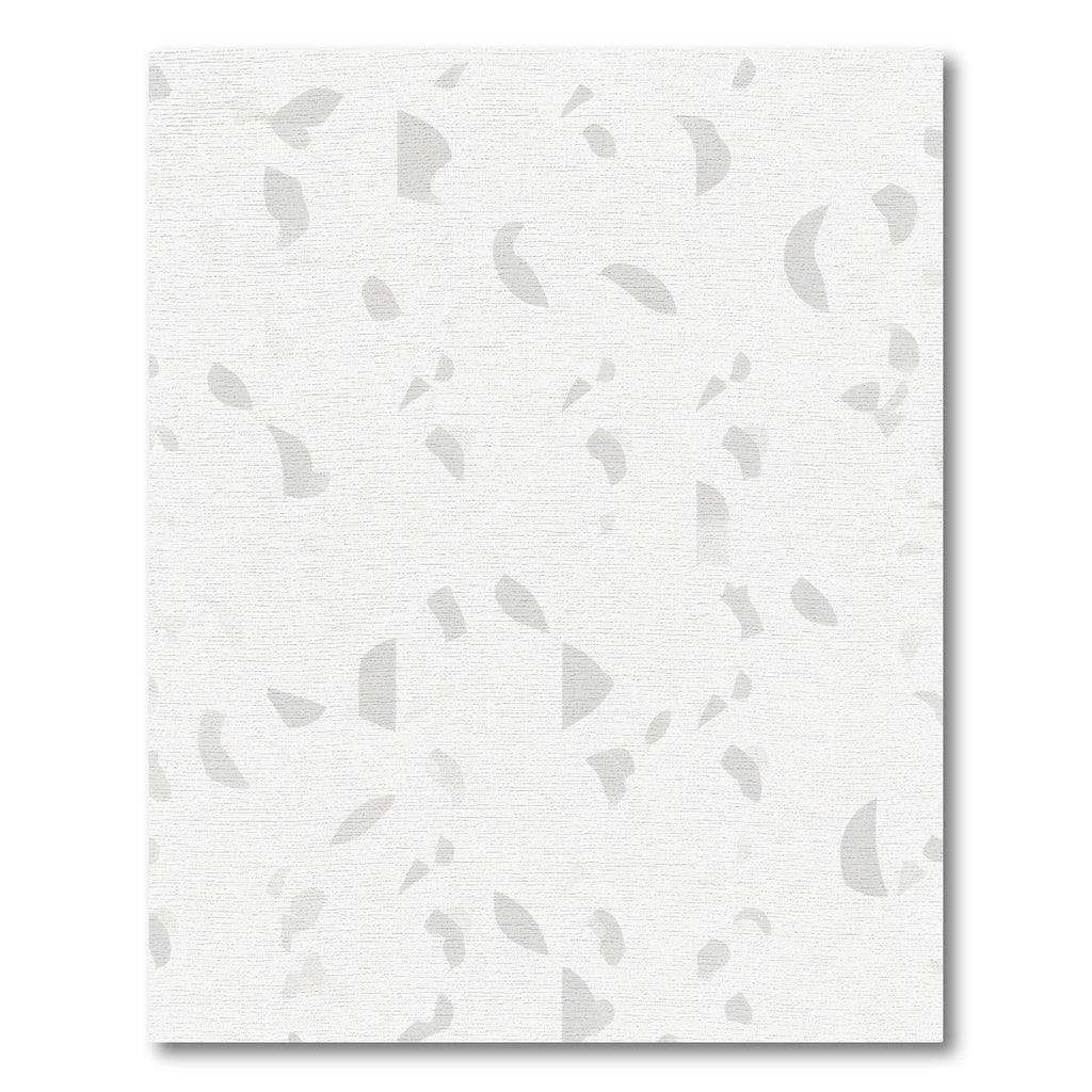 Subtle Gray Pebble Scattered Composition Rug