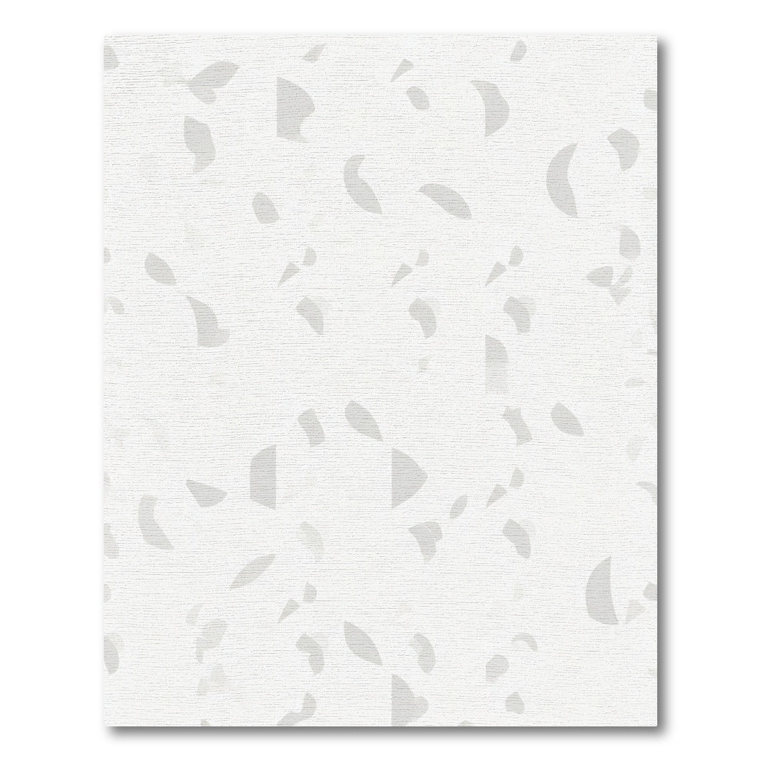 Subtle Gray Pebble Scattered Composition Rug