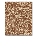 Brown Organic Scribble Dots Rug