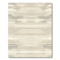 Muted Earth Tone Abstract Stripe Rug