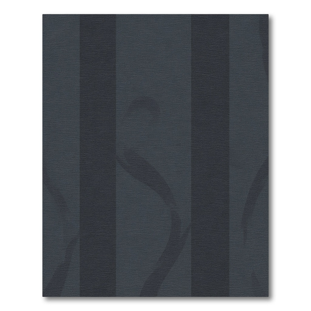 Dark Gray Vertical Stripe Abstract Rug