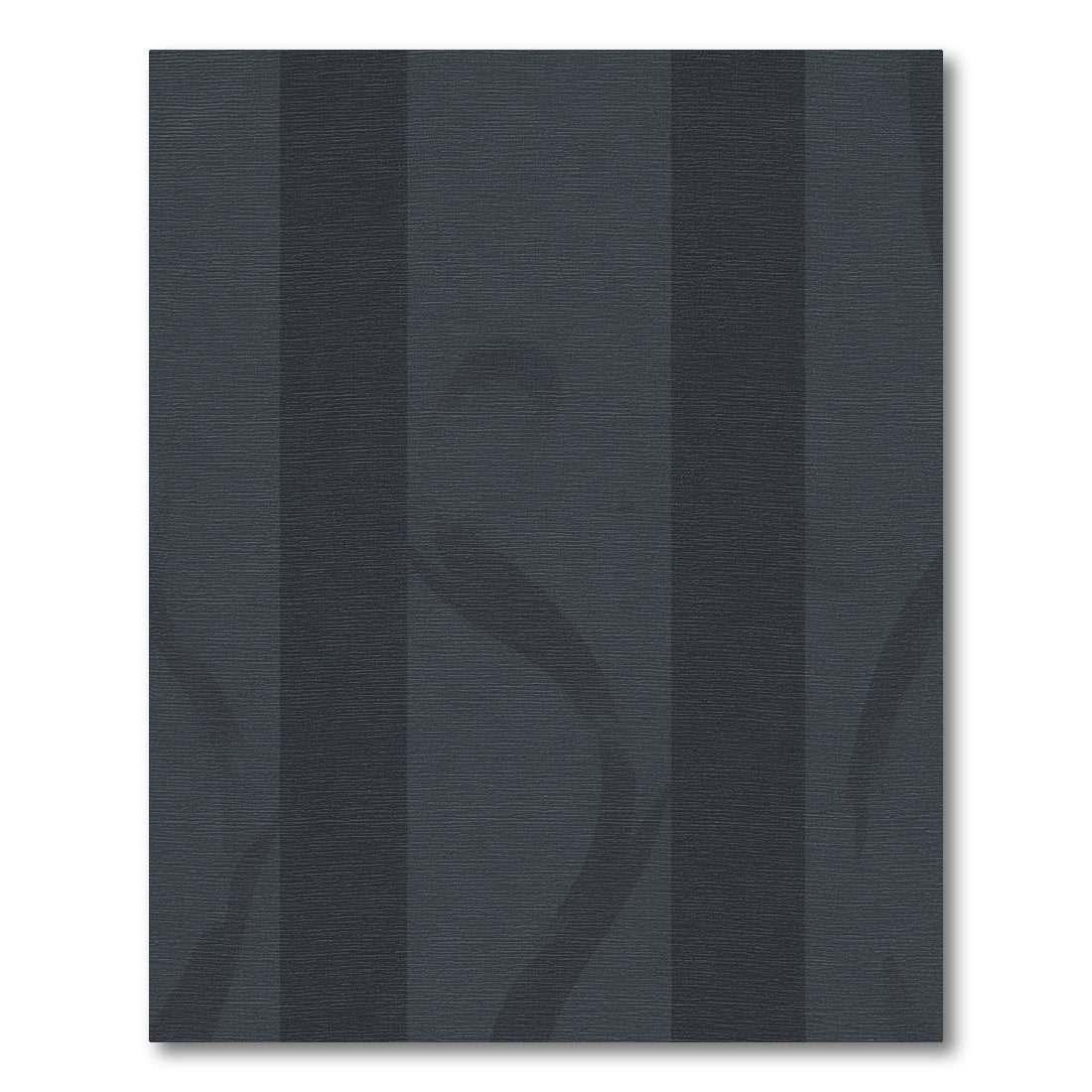 Dark Gray Vertical Stripe Abstract Rug