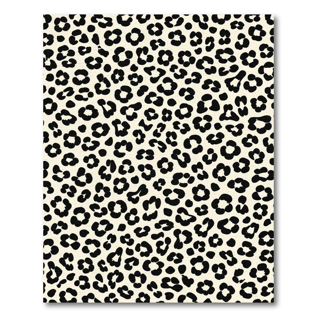 Cream Black Classic Animal Spots Rug