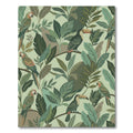 Tropical Parrots and Toucans Foliage Rug
