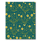 Yellow Floral Botanical Delight Rug