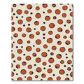 Orange Dot Contemporary Overlay Rug