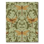 Orange Dragonfly Botanical Garden Rug