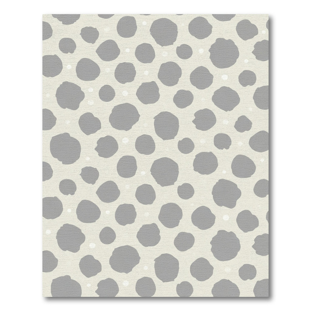 Gray Speckled Ochre Scattered Spots Rug