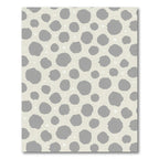 Gray Speckled Ochre Scattered Spots Rug