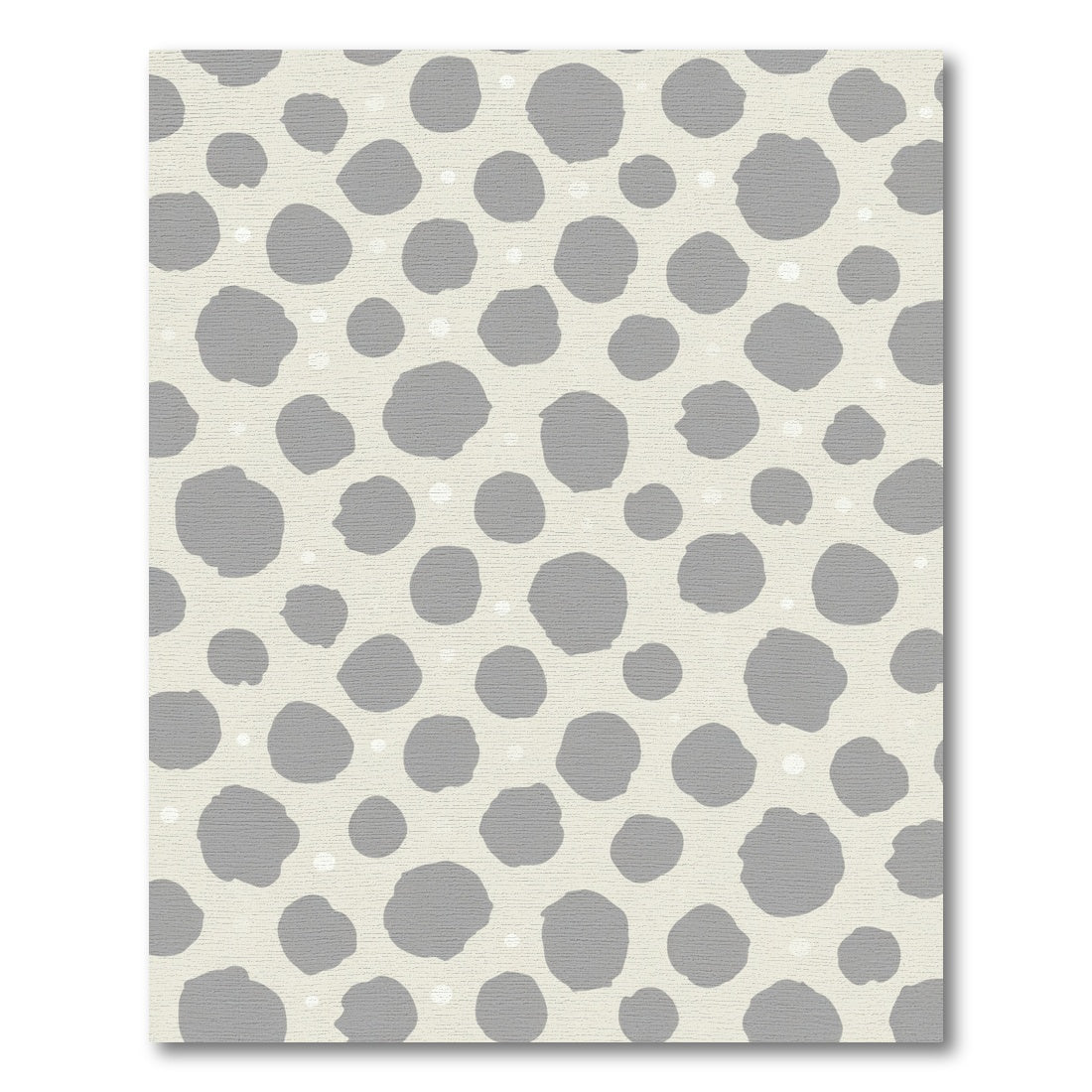Gray Speckled Ochre Scattered Spots Rug