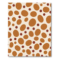 Earthy Brown Polka Dot Mix Rug