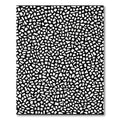 Black and White Abstract Mosaic Rug