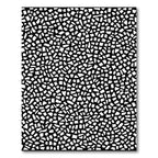 Black and White Abstract Mosaic Rug