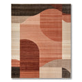 Modern Warm Earthy Abstract Rug