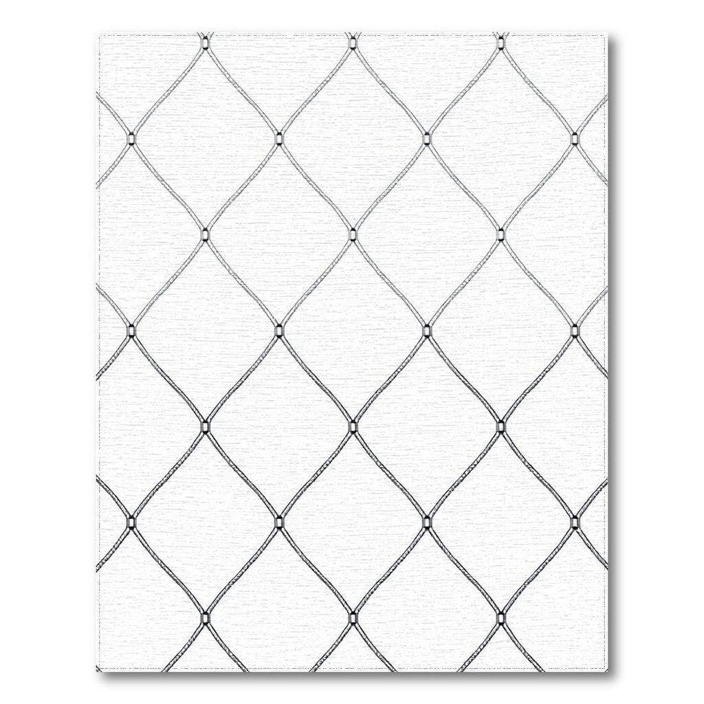 Monochrome Diamond Modern Rug(Black)