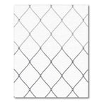 Monochrome Diamond Modern Rug(Black)