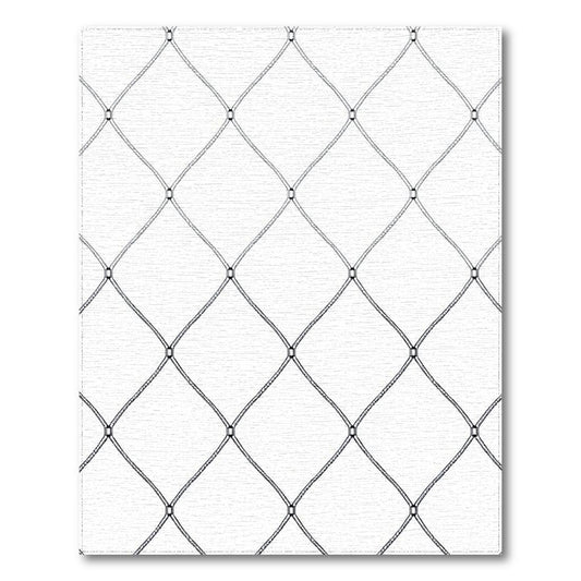 Monochrome Diamond Modern Rug(Black)