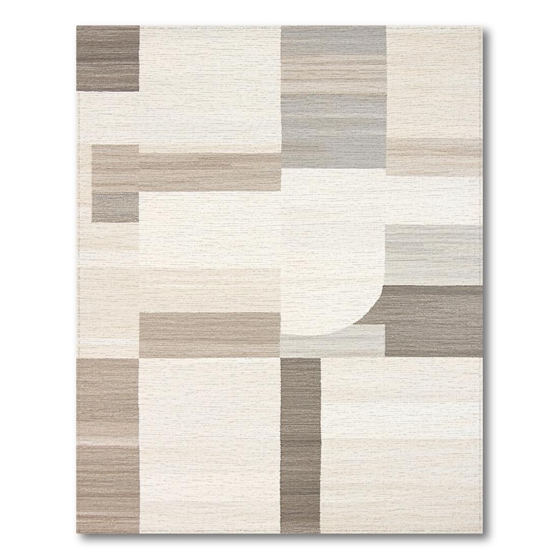 Neutral Geometric Modern Rug