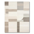 Neutral Geometric Modern Rug