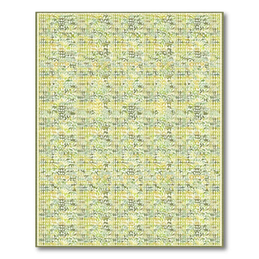 Olive Green Botanical Calm Rug(Green)