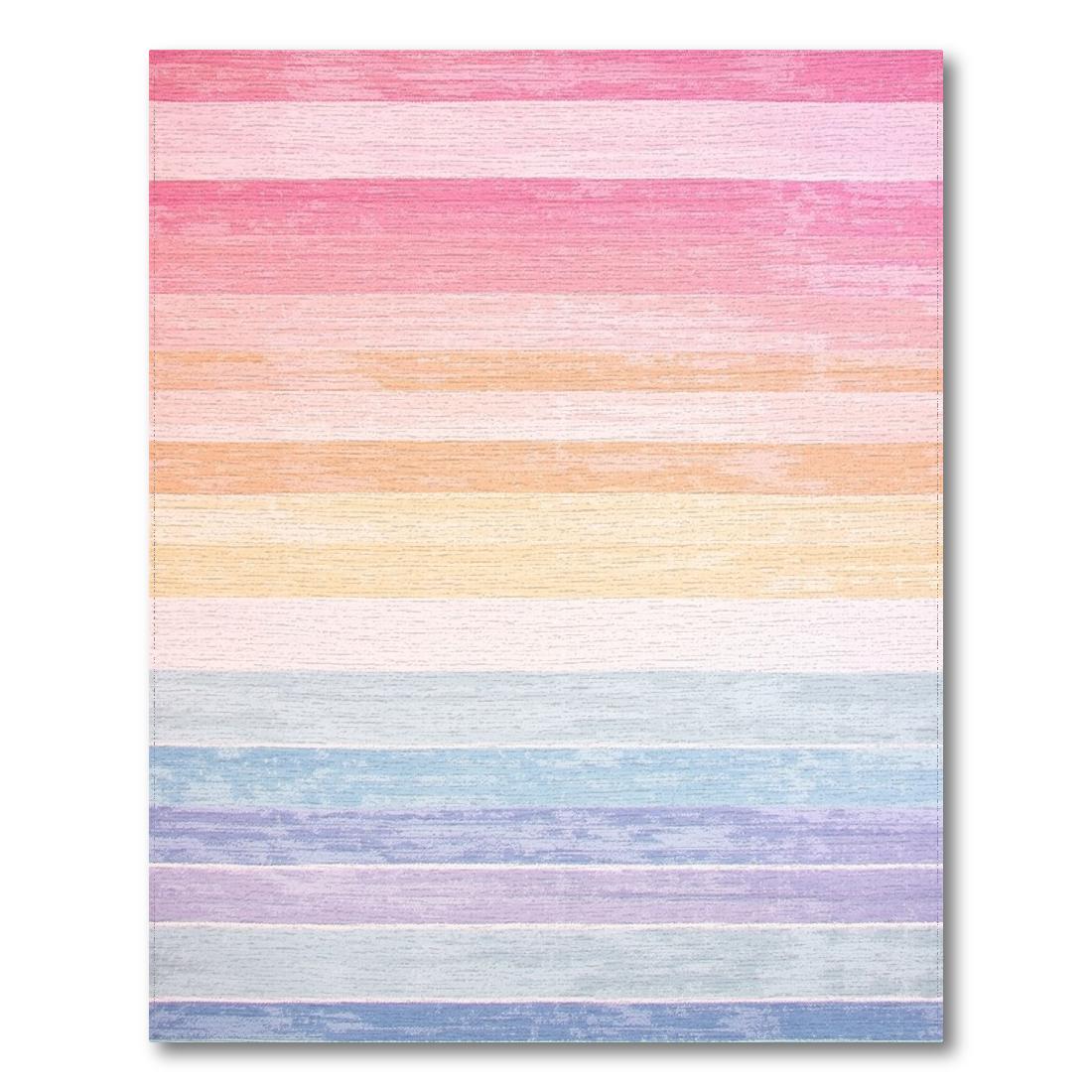 Pastel Striped Cheerful Rug
