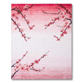 Pink cherry blossom serene rug(Pink)