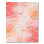 Pink Fluid Abstract Serene Rug
