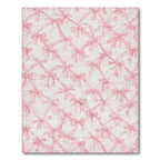 Playful Pink Bow Pattern Rug(Pink)
