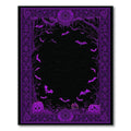 Purple Spooky Halloween Pattern Rug(Purple)