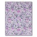 Romantic Lavender Floral Rug(Purple)