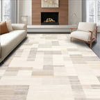 Muted Neutral Geometric Serene Rug
