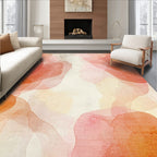 Blush Terracotta Abstract Serene Rug