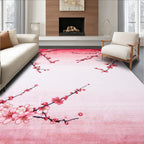 Pink cherry blossom serene rug(Pink)