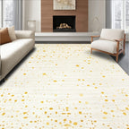 Gold Speckled Elegant Rug(Gold)