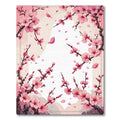 Serene Pink Cherry Blossom Rug(Pink)