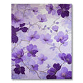 Serene Purple Floral Vines Rug(Lavender)
