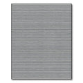 Sleek Black & White Striped Rug(Black)