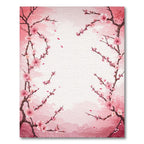 Soft Pink Cherry Blossom Serene Rug(Pink)