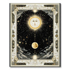 Starry Black Gold Mystic Rug(Black)