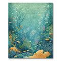 Teal Oceanic Serene Rug(Blue)