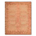 Terracotta Geometric Earthy Rug(Beige)