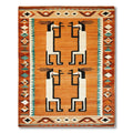 Terracotta Southwestern Geometric Rug(Orange)