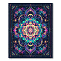 Vibrant Cosmic Mandala Rug