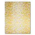 Vibrant Golden Leopard-Spotted Rug(Gold)